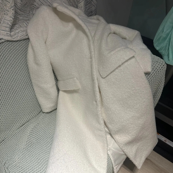 Coats Female Long Sleeves Keep Warm With Button Woman New In Coats - Picture 15 of 15